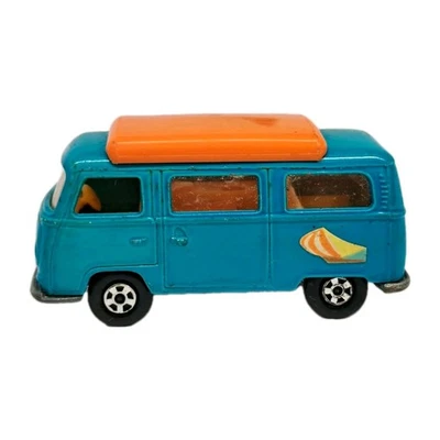 Matchbox Lesney No. 23 Volkswagen Camper ORANGE LIFT TOP Transition Wheels NICE - Image 1 of 4