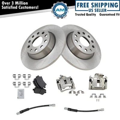 Kit de pastillas de freno trasero y rotor para Volkswagen CC 2009-2010 Passat 2009-2010 Foto 1 de 4