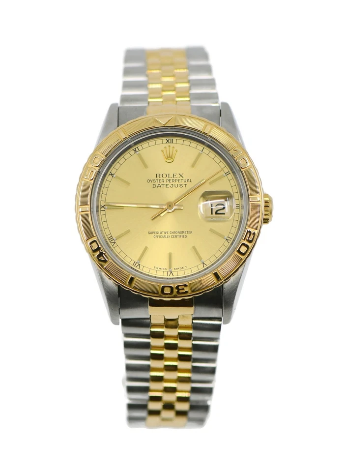 Rolex Datejust Turn-O-Graph 18K/Stainless Steel Watch 16263 - Image 1 of 4