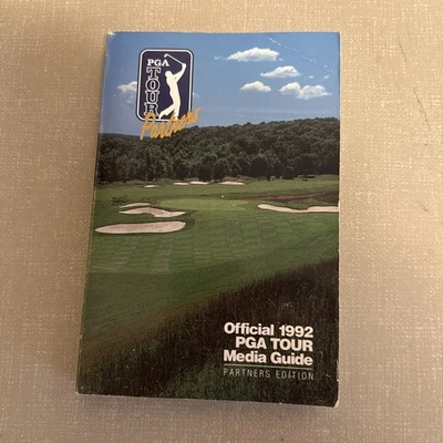 1992 Official PGA TOUR Media GUIDE GOLF Love Cook Fred 384 pages! - Image 1 of 4