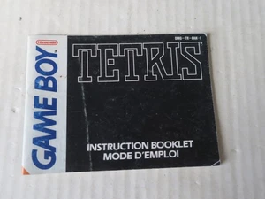 Notice TETRIS - GAME BOY - DMG-TR-FAH-1 - INSTRUCTION BOOKLET - Picture 1 of 2