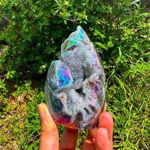 150-200g Large Angel Aura Sphalerite Crystal Cluster Chunk Tower Rare Home Decor - Picture 1 of 3