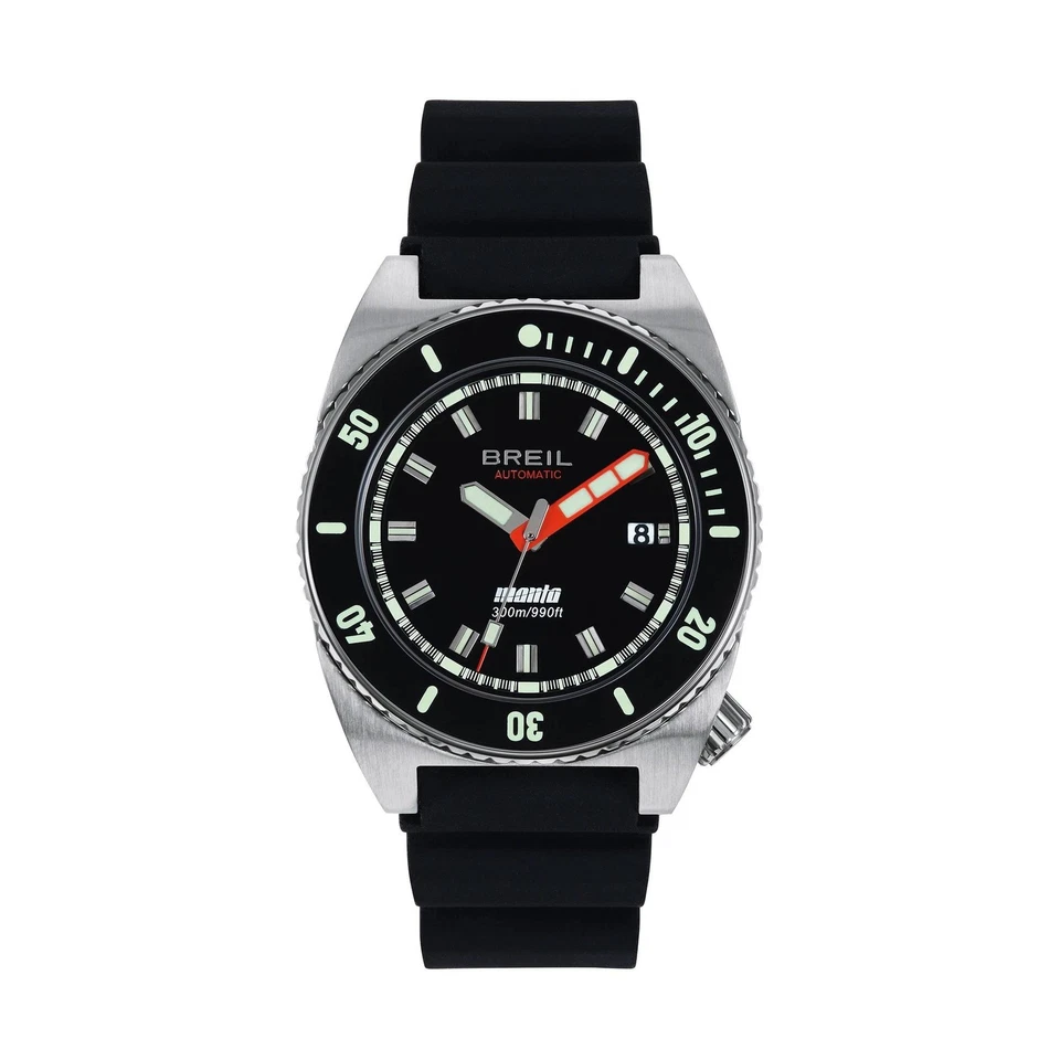 Orologio Breil Manta Seeker Automatic TW2116 Silicone Nero Watch Uomo 42mm - Image 1 of 4