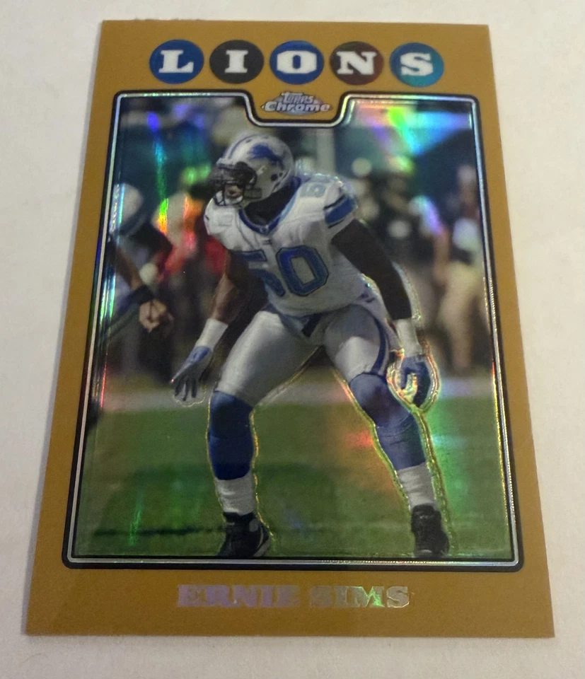 2008 Topps Chrome - Ernie Sims #TC111 Gold Refractor /199 - Image 1 of 1