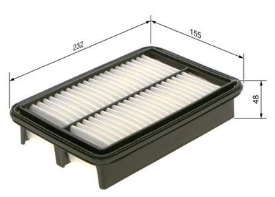 F 026 400 458 BOSCH Air Filter for MAZDA - Image 1 of 4