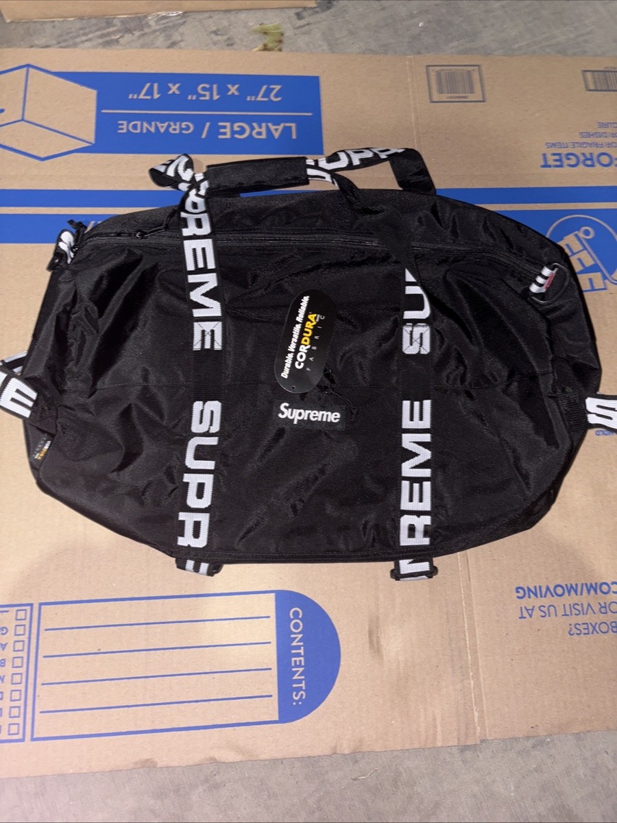 【新品未使用】Supreme Duffle Bag（シュプリーム）　黒色 Supreme Duffle Bag for sale | eBay