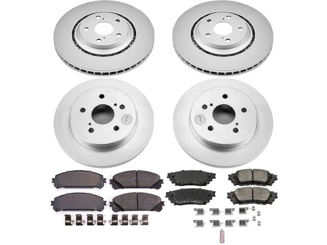 Kit de pastillas de freno delanteras y traseras y rotor para Lexus NX200t 2016 JT982KJ 2015-2017 Foto 1 de 1