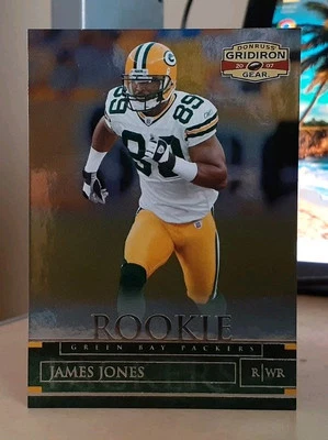 2007 Donruss Gridiron Gear Rookie RC 364/599 James Jones #144 GREEN BAY PACKERS - Image 1 of 2