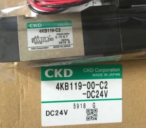 CKD 4KB119-00-C2-DC24V Solenoid Valve New✦KD - Picture 1 of 4