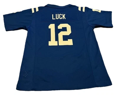 Indianapolis Colts Nike Youth Large Jersey Andrew Luck #12 NFL On Field Blue - Image 1 of 4