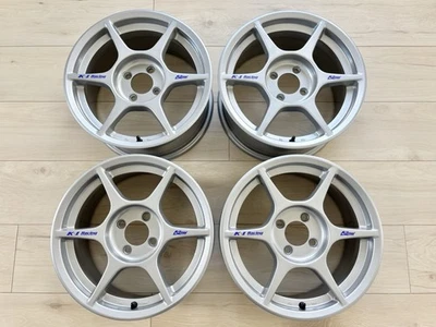 Llantas originales KOSEI K1 Racing JDM 15x7 +38 4x100 Honda Civic CRX RARAS Foto 1 de 4