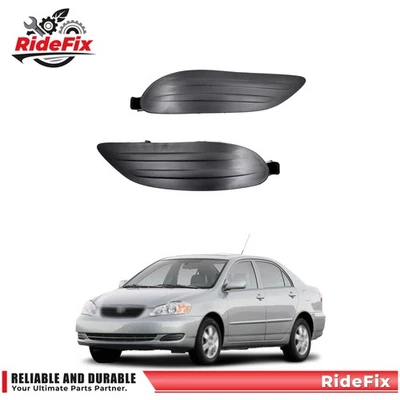 For Toyota Corolla 2005 2006 2007 2008 Fog Light Black Cover Left&Right Side Foto 1 de 4