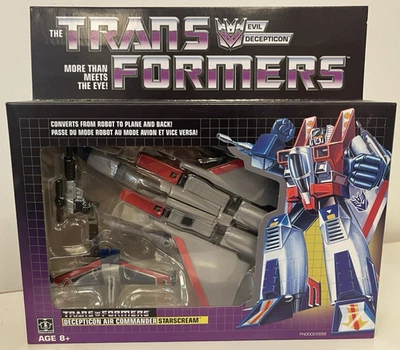 Hasbro Transformers 2017 Vintage G1 Exclusive Starscream Reissue Figure NIB - Image 1 of 2