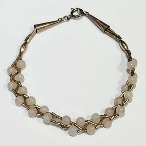 PLATA ESTERLINA CON CUENTAS con pulsera de cuarzo - Imagen 1 de 4