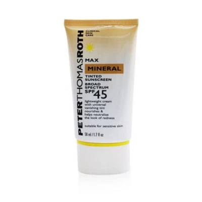 Protector solar Peter Thomas Roth para damas Max tintado mineral amplio espectro FPS 45 1,7 Foto 1 de 4