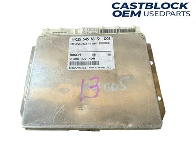 Mercedes Benz W210 E320 E430 Esp 1999-2003 módulo de computadora 025 545 63 32 Q03 OEM Foto 1 de 4