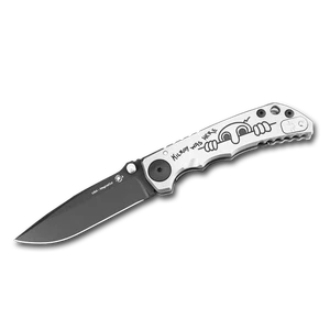 Cuchillo de Bolsillo Spartan Blades Harsey Folder SF5KILR Kilroy Titanio Negro MagnaCut - Imagen 1 de 2
