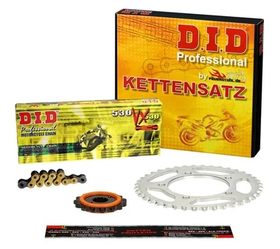 Suzuki GS 550 M Katana (GS550M) SILENT Chain Kit DID EXTRA Reinforced GOLD RIVET - Image 1 of 4