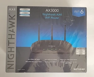 New/Sealed - NETGEAR Nighthawk AX3000 AX4 WiFi 6 Router (RAX36S-100PAS) - Picture 1 of 4