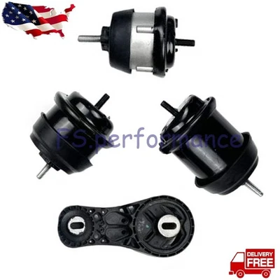 Motor & Trans Mount 4PCS Set For 2009-2015 Chevy Traverse / GMC Acadia 3.6L - Image 1 of 4