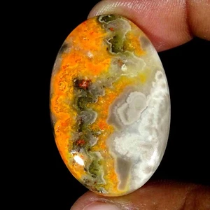 Piedra preciosa suelta cabujón ovalado jaspe abejorro natural 55,20 quilates - Imagen 1 de 5