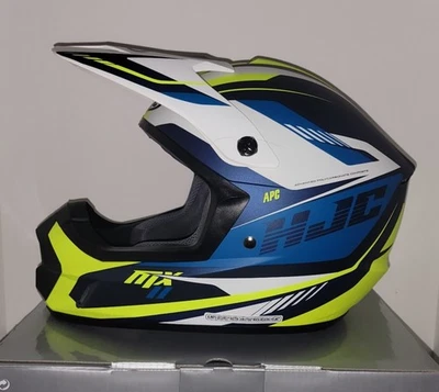 HJC CS-MX2 Drift Motocross Helmet Yellow XS S M LG XL 2XL 3XL ATV CS-MX CSMX BK Foto 1 de 4