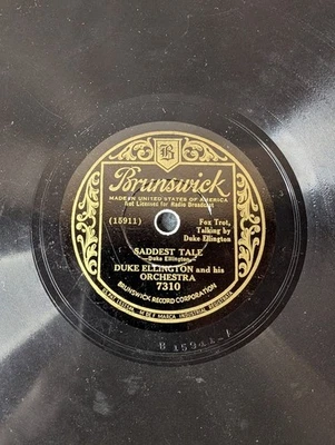 Duke Ellington 78 Saddest Tale / Sump'n 'Bout Rhythm 1934 7310 #201 - Image 1 of 4