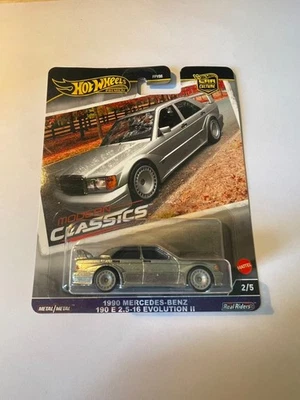 Hot Wheels Premium Car Culture Auto 1990 Mercedes-Benz 190 E 2.5-16 Evo II 1:64 - Immagine 1 di 3