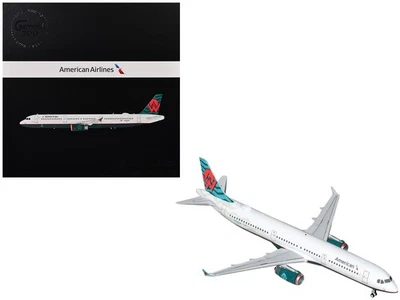 Airbus A321 Diecast Model 2023 - American Airlines Heritage Livery 1/200 Gemi... Foto 1 de 4