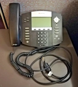 Polycom SoundPoint IP 560 IP560 Phone Replacement Handset & Base No AC HD Voice - Picture 1 of 4