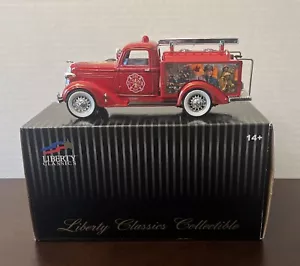 Liberty Classics Diecast 1936 Dodge Firetruck Bank with Key - New With Box - Picture 1 of 13