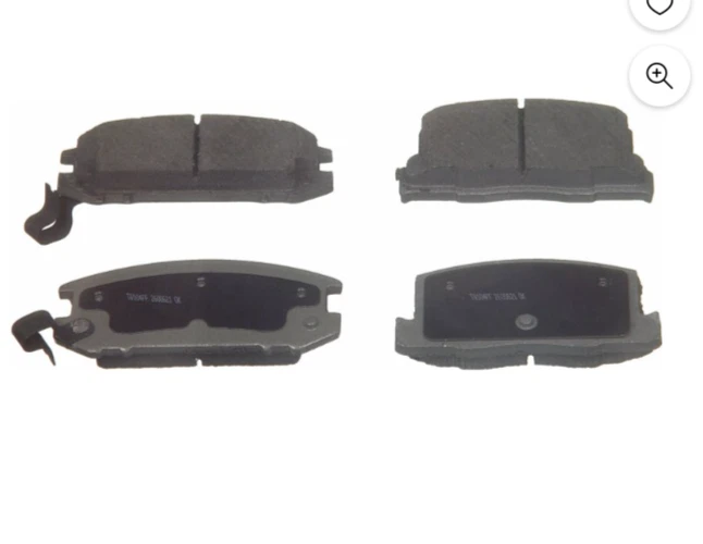 Wagner ThermoQuiet Disc Brake Pad Set Rear PD309 Toyota MR2 - Image 1 of 1