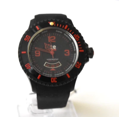 Ice Watch Black Silicone Surf Black Red Extra Big DI.BR.XB.R.11 Watch - Image 1 of 3