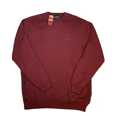 Suéter Phat Farm Bordado Borgoña Nuevo Con Etiquetas Para Hombre Talla M De Colección Foto 1 de 4