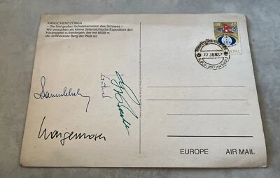 Kangchendzonga Austria Expedición 1983 - Nepal - Firmado por 4 (76) Foto 1 de 3