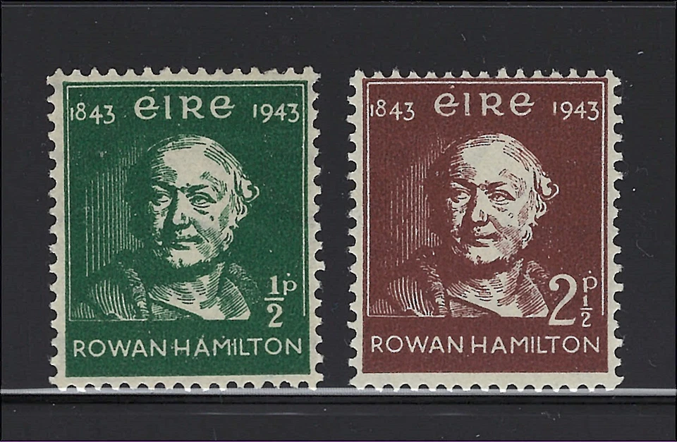Ireland Scott # 126-127 MLH сэр Роуэн Гамильтон 1943 - Изображение 1 из 1