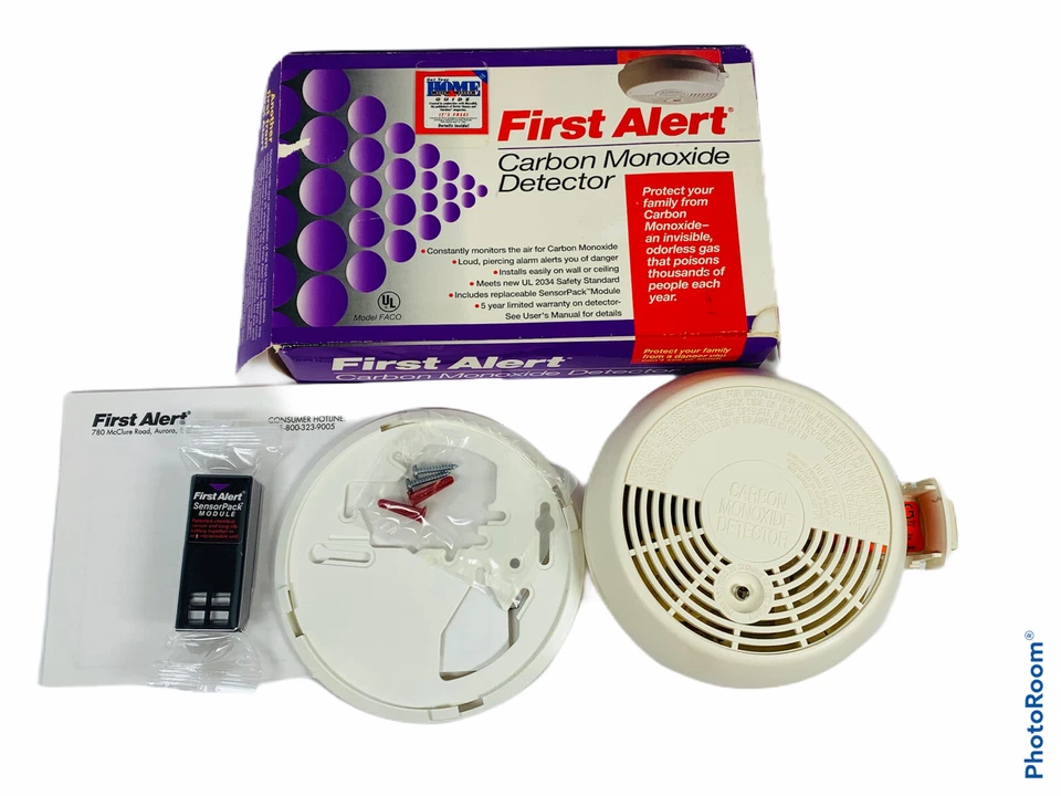 🔥 De colección 1993 • Detector de monóxido de carbono First Alert • FACO. Blanco • Nuevo Foto 1 de 1