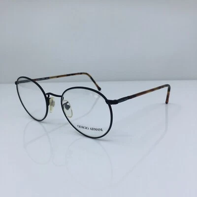 Nuevas gafas vintage Giorgio Armani 186 GA 186 C. 706 negras y tortugas 51-20 mm Foto 1 de 4