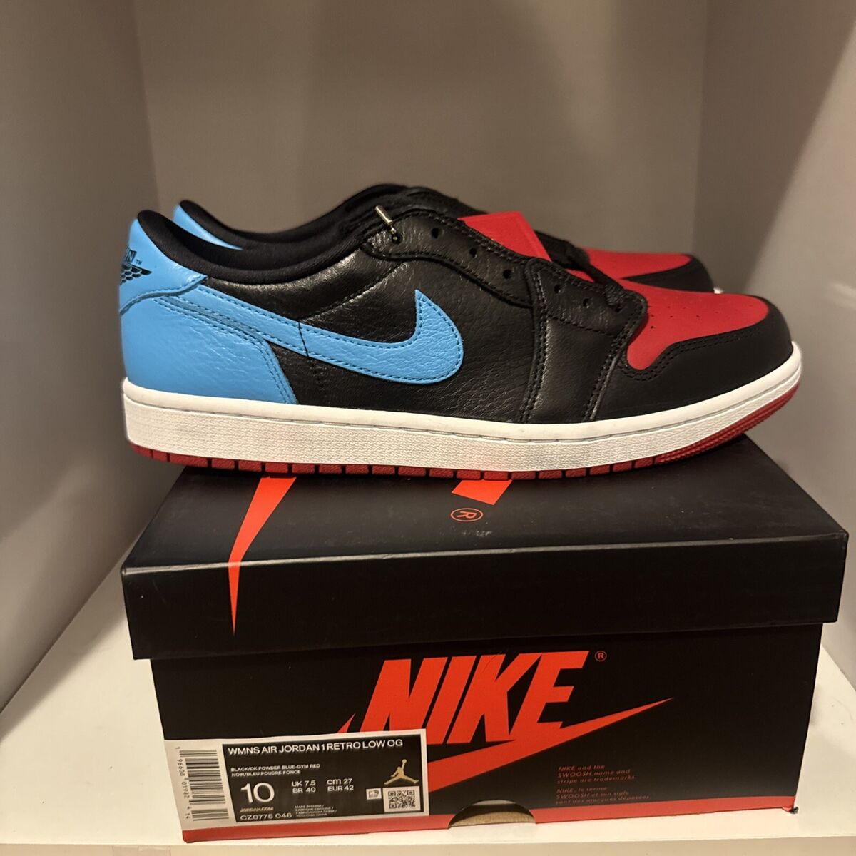 Jordan 1 Retro OG Low NC to Chi W for sale | eBay Jordan 1 Retro OG Low NC to Chi W for sale | eBay