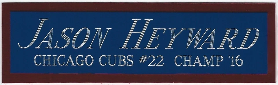 БЕЙСБОЛЬНАЯ ФУТБОЛКА JASON HEYWARD CHICAGO CUBS С АВТОГРАФОМ - Изображение 1 из 1