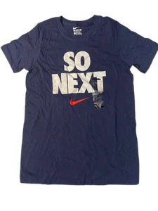 Nike Boys So Next Swoosh Graphic Tee Sz Medium aq2505-451 - Picture 1 of 1