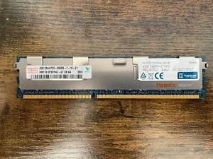 Hynix 4 Go DDR3 ECC REG 1066 MHz - PC3-8500R - pour Mac Pro 4,1 / 5,1 - Photo 1/1
