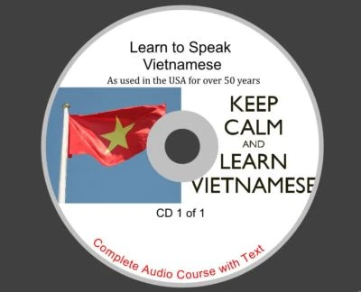 Learn Vietnamese - Complete Audio and Text Course on 1 CD Rom Disk - Image 1 of 4