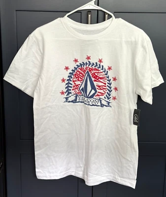 Volcom Boys Huskerdont Short Sleeve Tee - Size Large (14 yrs) - Image 1 of 4