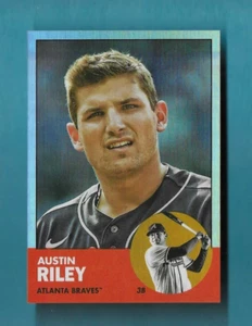 AUSTIN RILEY 2022 TOPPS ARCHIVES LÁMINA ARCO IRIS #40/199 HECHO - SÚPER NÍTIDO - Imagen 1 de 2