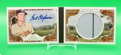 RARE 2024 Topps Allen & Ginter Bert Blyleven Autographed Relic Book Booklet /10 - image 1 of 4