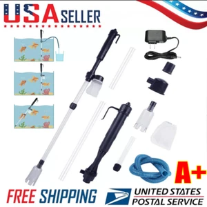 Aquarium Clean Vacuum Water Change Gravel Cleaner Fish Tank Siphon Pump New - Picture 1 of 7