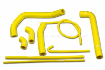 Mangueras de silicona refrigerante amarillo Ducati 1299 Panigale S R 2015-2017, tubos de radiador Foto 1 de 4