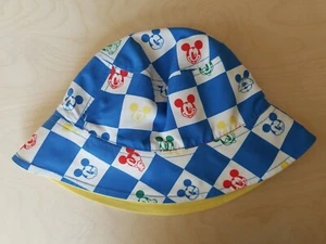 NWT HANNA ANDERSSON REVERSIBLE DISNEY MICKEY MOUSE VACATION BUCKET HAT S 3-4 - Picture 1 of 8
