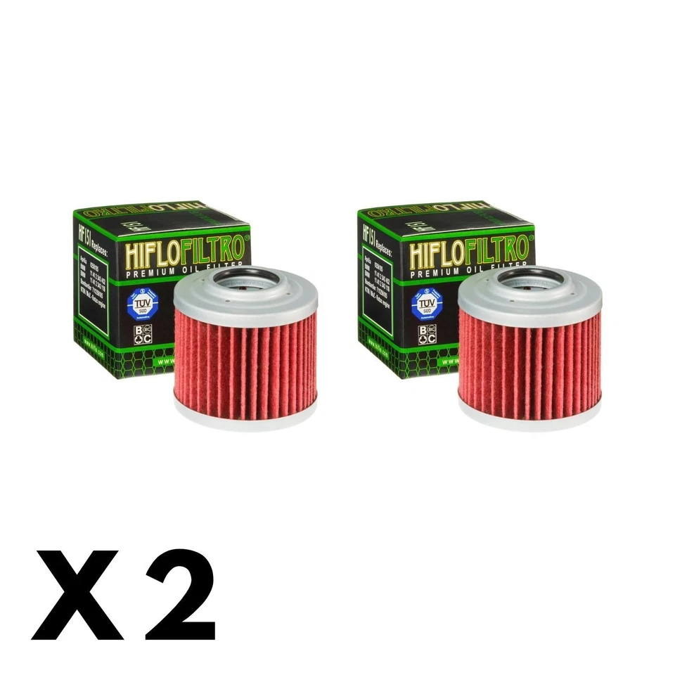 Paquete de 2 filtros de aceite Hiflo para BMW G 650 GS Single 2012 Foto 1 de 1